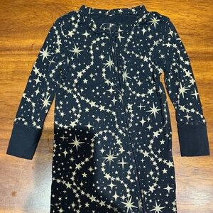 Posh Peanut New Years Starry Night Zip-Up Pajama 9-12 mos